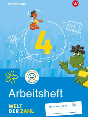 Produktbild von Welt der Zahl 4. Arbeitsheft mit interaktiven Übungen. Allgemeine Ausgabe