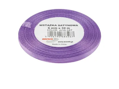 Immagine prodotto di Nastro di raso lavanda 6mmx32m 2pz