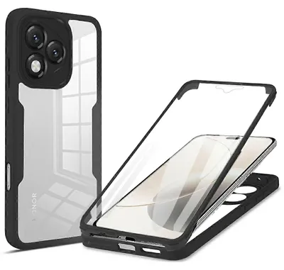 Produktbild von Techsuit - ColorVerse 360 Series Hülle + Schutzglas für Honor 400 Lite - schwarz