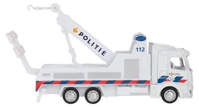 Produktbild von Toi-Toys Polizei Abschleppwagen Die-Cast Metall Pull-Back Spielzeugauto
