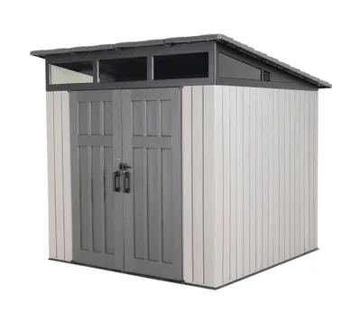 Produktbild von Lifetime Kunststoff Gerätehaus Merkur Grau 254x254x237 cm