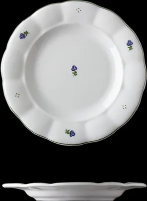 Produktbild von Dessertteller, tschechisches Porzellan, Blumen, 19 cm, G. Benedikt