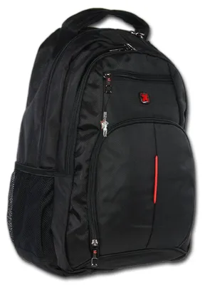 Productafbeelding van Rugzak sporttas zwart dames/heren polyester reistas. Afmetingen: 33x20x47. Artikelnummer: D3ORD4202S