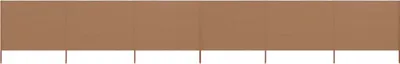 Image de BEI CLORIS Tissu brise-vent 6 pièces 800 x 120 cm Taupe - Parasols Nouveau3709769 1parcel