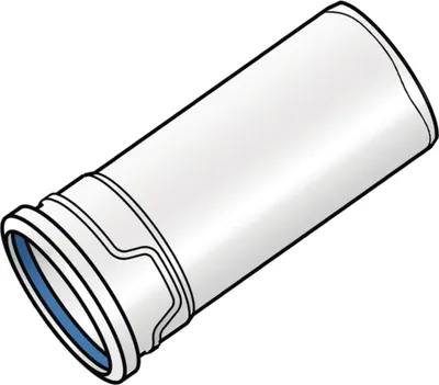 Obrázek produktu pro KE Kelit ASP102, PHONEX AS-PLUS, zvukově izolační trubka, DN125, tyč o délce 250 mm, 1 ks.
