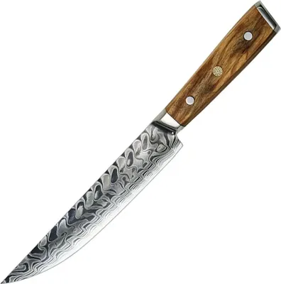 Produktbild von Damast Küchenmesser YU-37492 - Utility / Braun KP37492