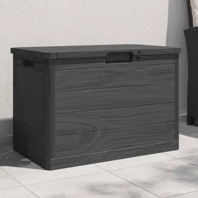 Image de Coffre à coussins Outdoor Anthracite 77,5x44,5x53 cm Polypropylène