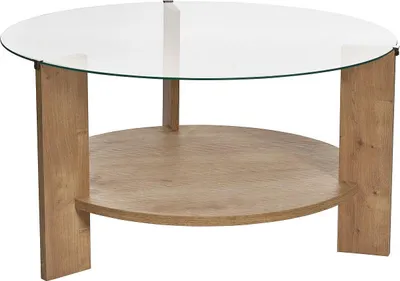 Produktbild von Couchtisch aus Sicherheitsglas - Naturhell - SENIRA