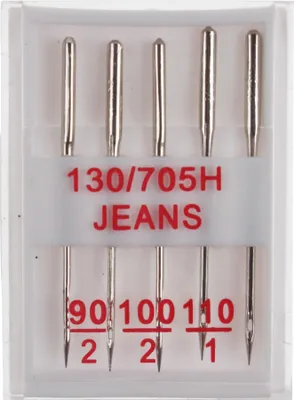 Image de TSI 81190 Aiguilles pour machine à coudre Jeans 1 paquet