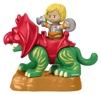 Produktbild von Fisher-Price Little People Collector Masters of the Universe: He-Man & Battle Cat, Sammelfigur, Cartoon