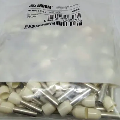 Immagine prodotto di Capocorda isolato HI 0,75/10 bianco Ergom E08KH-02010112501 /100 pezzi/
