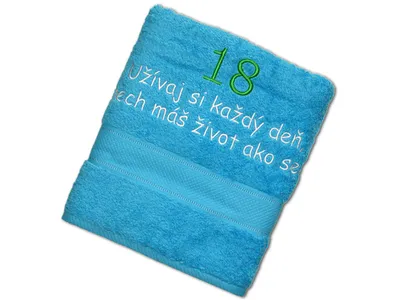 Obrázok produktu pre Osuška 18 rokov, tyrkysová