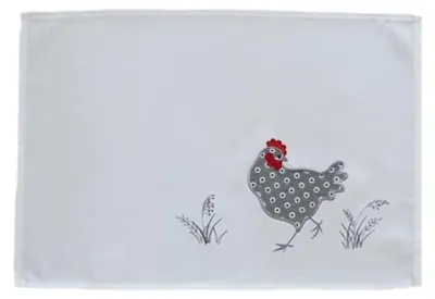 Produktbild von Tischläufer Tischband Stickerei Hahn Ostern  30 x 50 cm