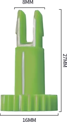 Produktbild von INF Ersatz-Motorzahnradsatz für Ecovacs Deebot (2er-Pack) Grün