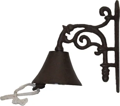 Produktbild von HOMESCAPES Türglocke Gusseisen Ornament