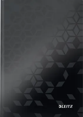Produktbild von Leitz 46281095, Muster, Schwarz, A5, 80 Blätter, 80 g/m², Kariertes Papier