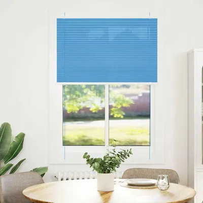 Obrázok produktu pre vidaXL Plisovaná roleta modrá 100x150 cm šírka látky 99,4 cm polyester