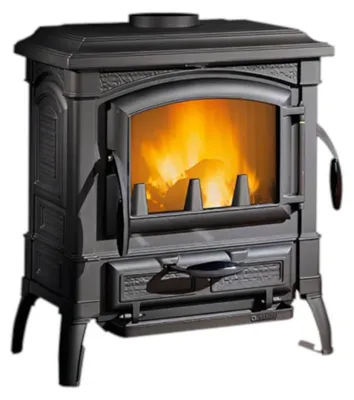 Image de Poêle à bois 7.7kw noir - Nordica Extraflame - ISETTALEAN -
