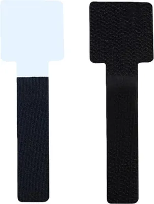 Produktbild von INF 50 Stück Selbstklebende Nylon Kabelclips - Vielseitige Kabelführung Schwarz