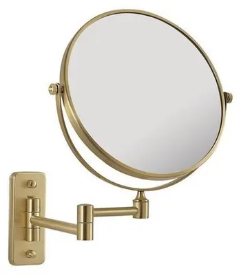 Immagine prodotto di Specchio cosmetico ingrandente GAIA, bifacciale, oro opaco