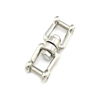 Produktbild von Wirbelschäkel Bolzen 8mm Ankerwirbel Gabel - Gabel | V4A Edelstahl Anker