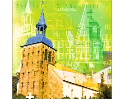 Produktbild von Glasbild Flensburg Adelbyer Johanniskirche GLA1522 30x30 cm