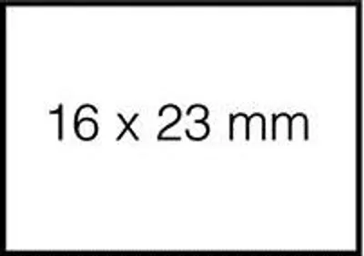 Image de Sato - Étiquette de prix 16 x 23 mm Duo 20 amovible blanche | 50 pièces