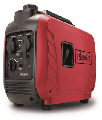 Image de Scheppach Générateur d'électricité ISE2500 (Inverter) Générateur d'électricité Générateur d'essence Rouge