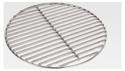 Produktbild von Grillrost aus Edelstahl Ø 34,5 cm, elektropoliert, 6 mm für runde Grills und Feuerschalen