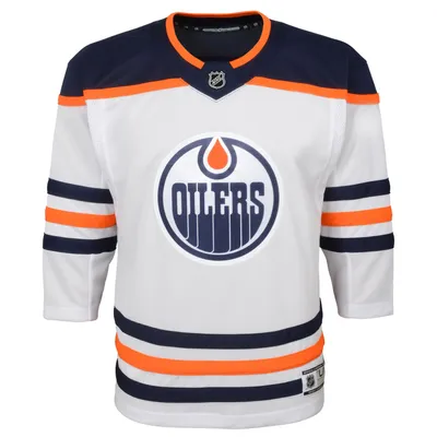 Obrázok produktu pre Detské dresy Edmonton Oilers NHL Premier White Away Veľkosť: S/M