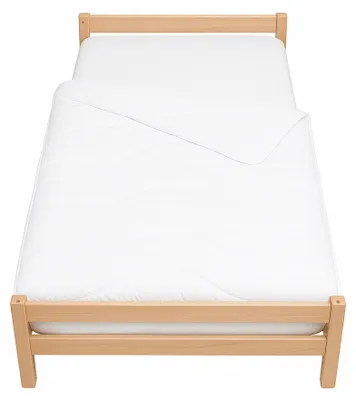 Produktbild von Ganzjahres Babybettdecke aus  Baumw - 100x140 cm - Weiß | by SEVIRA KIDS