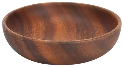 Holzschale Salat-Frucht-Schale 17,5x4 cm für Zuhause & Café