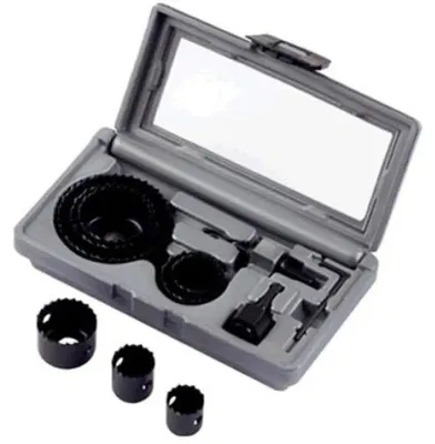 Produktbild von Lochsägen-Set, 11-teilig, Durchmesser: 22 - 68 mm
