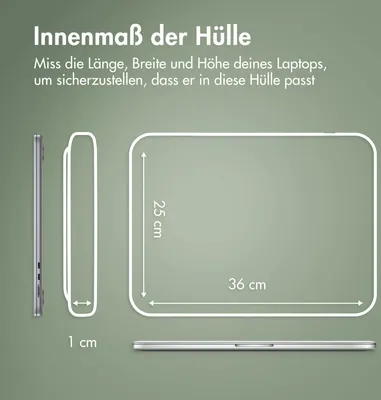 Immagine prodotto di Custodia per computer portatile in pelle Accezz per MacBook 15 pollici - Custodia per computer portatile - Nero