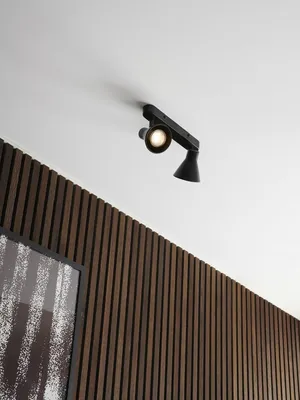 Produktbild von Nordlux Eik Spotlight 2-fach schwarz GU10 schwenkbar 45770103