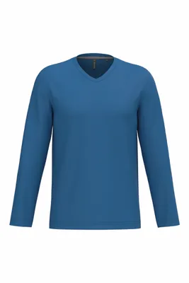 Zdjęcie produktu dla Kariban Męska koszulka z długim rękawem V-neck