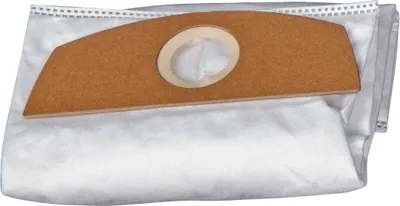 A single vacuum cleaner bag is shown against a white background.