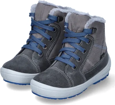 A pair of children's winter boots.