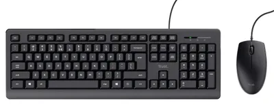 Produktbild von Trust TKM-250 Tastatur Maus enthalten Büro USB QWERTZ Deutsch Schwarz