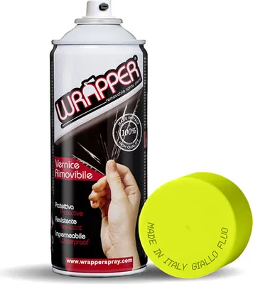Zdjęcie produktu dla Zdejmowane opakowanie farby w sprayu w specjalnym kolorze fluo żółtym