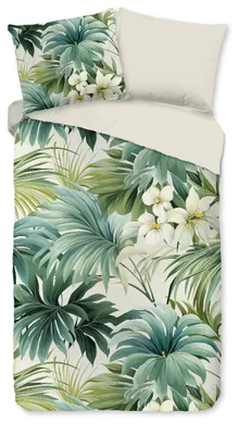 Productafbeelding van Pure Dekbedovertrek Micropercal Virna - green 140x200/220cm