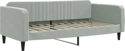 Produktbild von vidaXL Tagesbett Hellgrau 100x200 cm Samt
