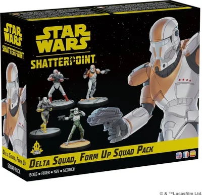 Zdjęcie produktu dla Star Wars Shatterpoint Delta Squad, Form Up Squad - rozszerzenie do gry figurkowej - EN/FR/ES