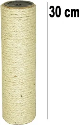 Produktbild von Sisal Kratzstamm F, 8,5 cm Ø Länge 30 cm/ 2 Innengewinde M10 (10 mm)