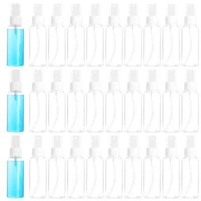 Image de Belle Vous Pack de 30 petits vaporisateurs - Mini vaporisateur 50ml avec bouchons - 30 petits vaporisateurs vides à remplir - petits flacons de parfum
