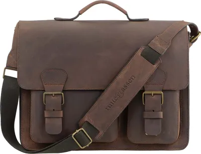 Produktbild von Ruitertassen Lehrertasche Leder 40cm 3 Fächer Schultasche Aktentasche ranger Damen Herren 732342T