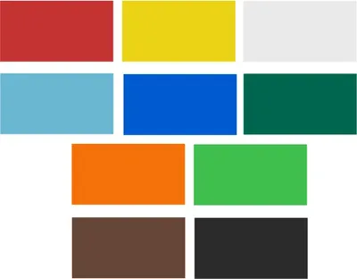 Produktbild von Bunt Glanzpapier, 35 x 50 cm 20 Bogen in 10 Farben sortiert