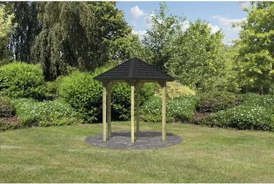 Produktbild von Pavillon Karibu Eco Munster im Set 235 x 208 cm kesseldruckimprägniert