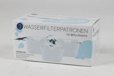 Produktbild von Filterkartusche für Wasser-Filterkanne 3er-Set Wasserfilter Trinkwasserfilter