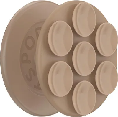 Produktbild von PopSockets, PopGrip MagSafe Handyhalterung – Suck-Up Saugnapf-Halterung, Braun
